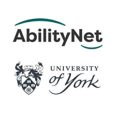 AbilityNet and University of York logos
