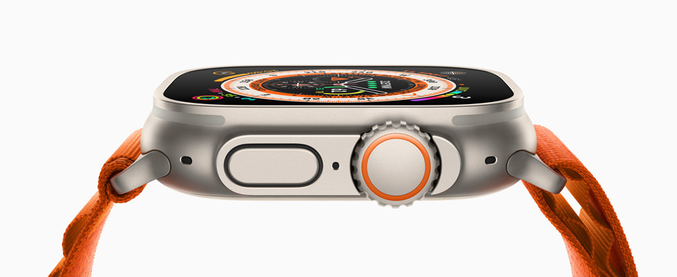 Apple Watch Ultra - side view