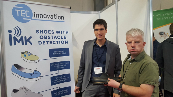 Alex Barker meets the TEC innovation the team behind the vibrating shoes