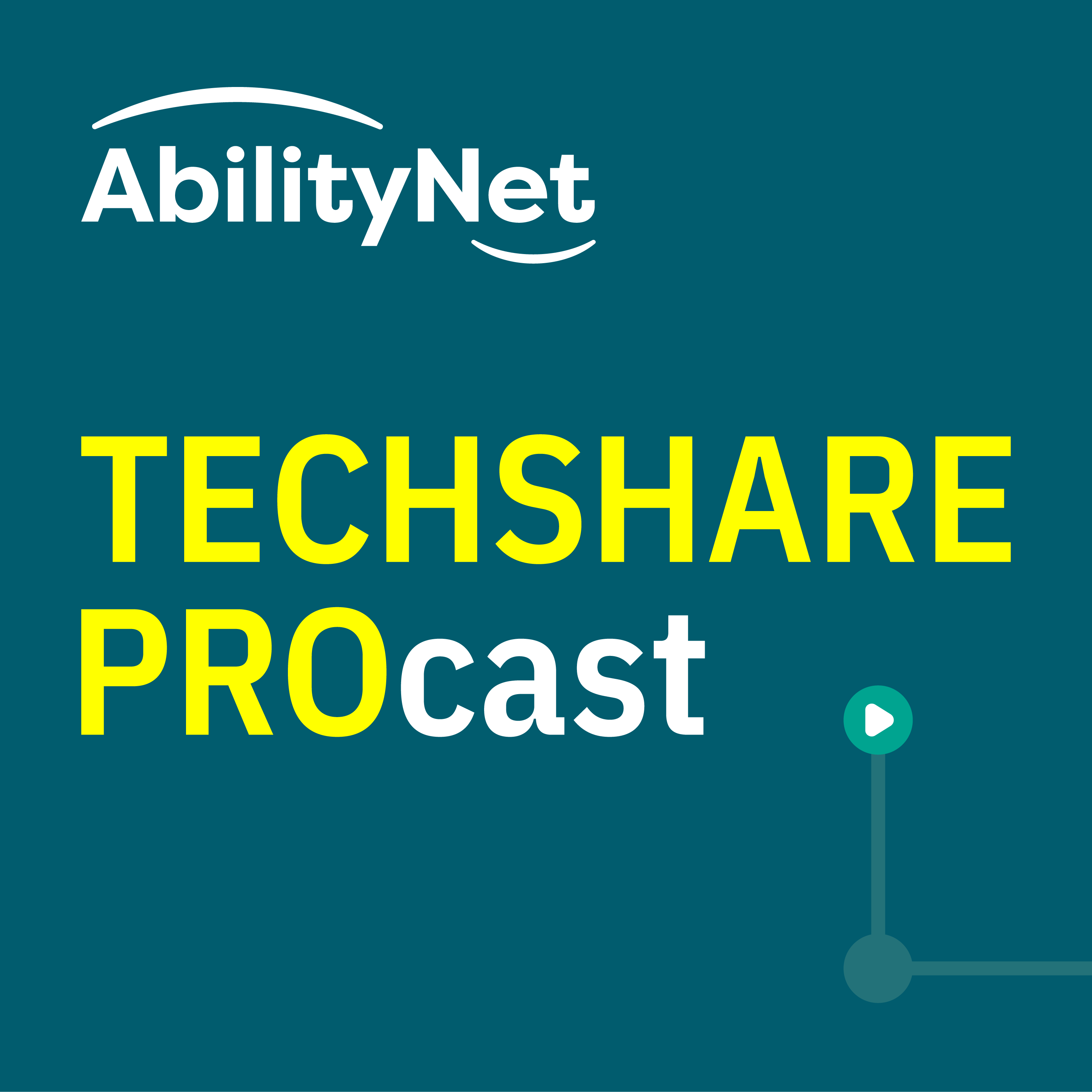 TechShare Procast logo with AbilityNet logo