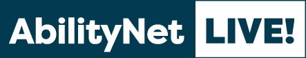 AbilityNet live logo